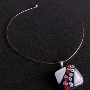 Pendentif en verre, bijoux fantaisie