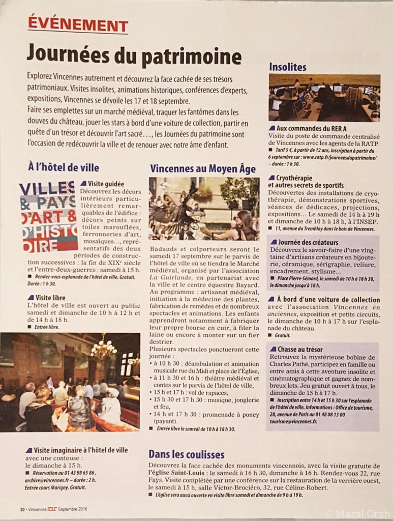 Journée des créateurs de Vincennes